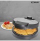 Macchina cialde Bomann WA1365 piastra waffel belga waffle 18 cm sottili